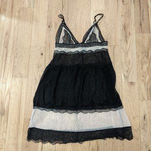Victoria's Secret Black and Cream Lace Slip 3 for $20